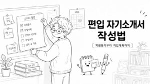 편입 자기소개서 작성법, 지원동기부터 학업계획까지 정리
